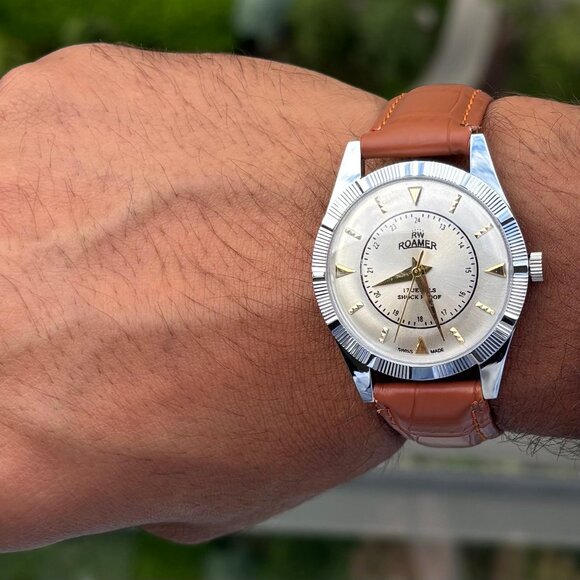 Vintage Roamer Rare - Classic Men's Wrist Watch - New Old Stock Collection - Picture 4 of 7